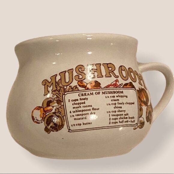 Mushroom Mug With Recipe - Picture 1 of 2